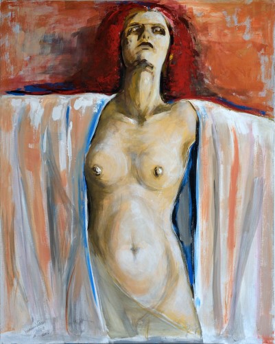 Nudo di donna (Nude Woman) - 100x100 - acrylic on canvas