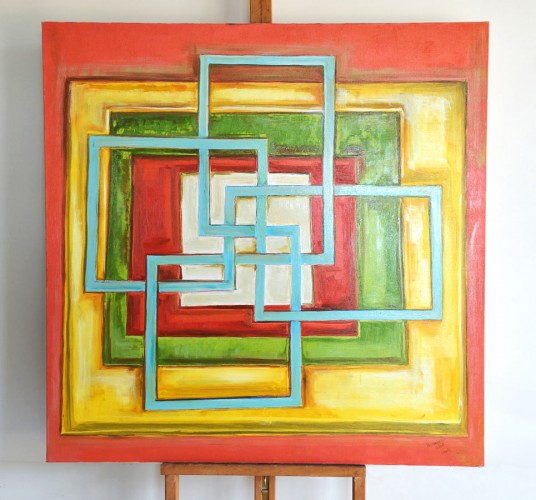 Labirinto (Labyrinth) - 100x100 - oil on canvas